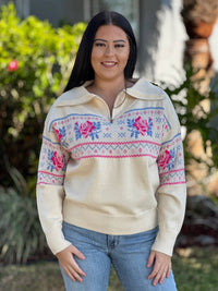 Southern Grace - Winter Bloom Sweater