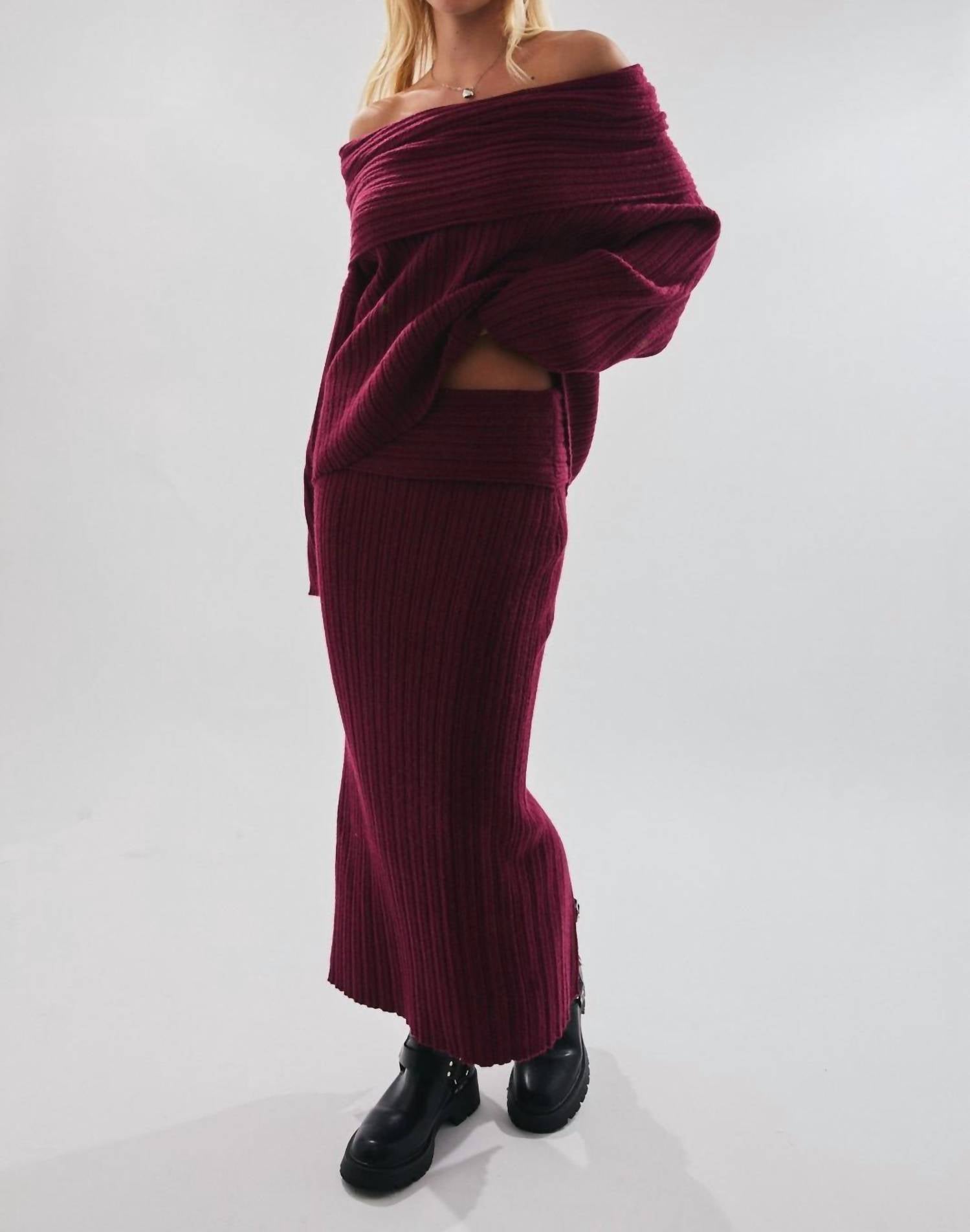 Le Lis - Maxi Sweater Skirt