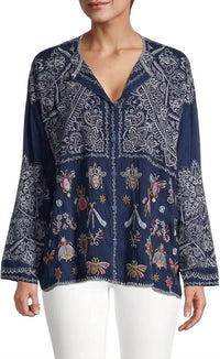 Johnny Was - Renenutet Long Sleeve Blouse