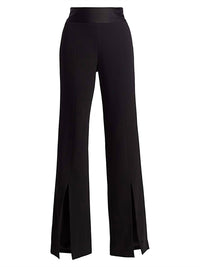 Jonathan Simkhai - ARIAH CREPE SATIN FRONT SLIT PANT