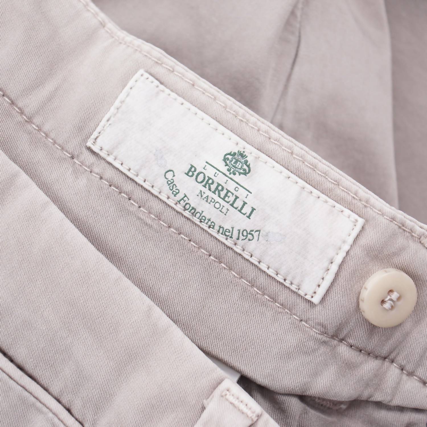 Luigi Borrelli Napoli - Men's Slim-fit Cotton Pants