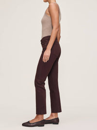 DL1961 - Women's Mara Straight Mid Rise Instasculpt Ankle Jeans in fig 1 - women's jeans - detail view