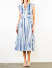 Thml - Striped Sleeveless Midi Dress