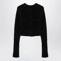 Balenciaga - Tweed Cropped Cardigan