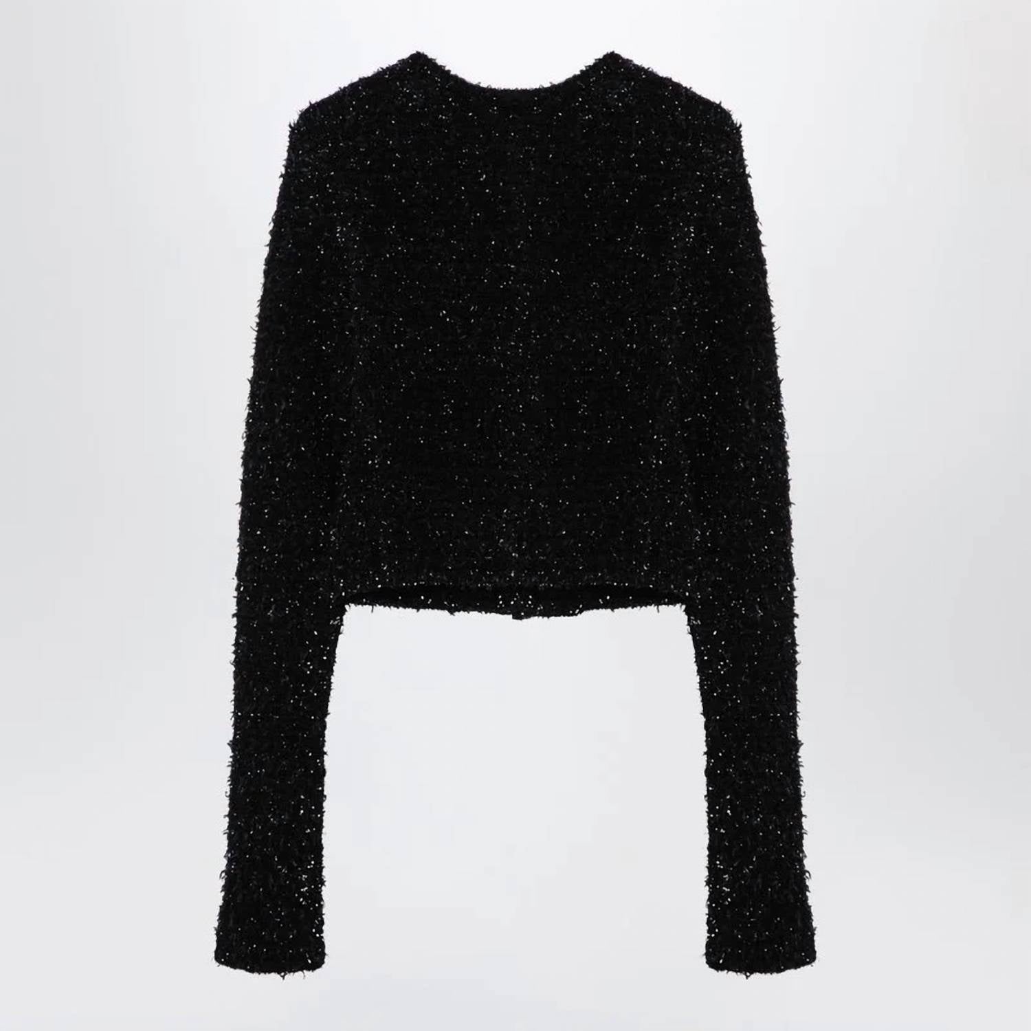 Balenciaga - Tweed Cropped Cardigan