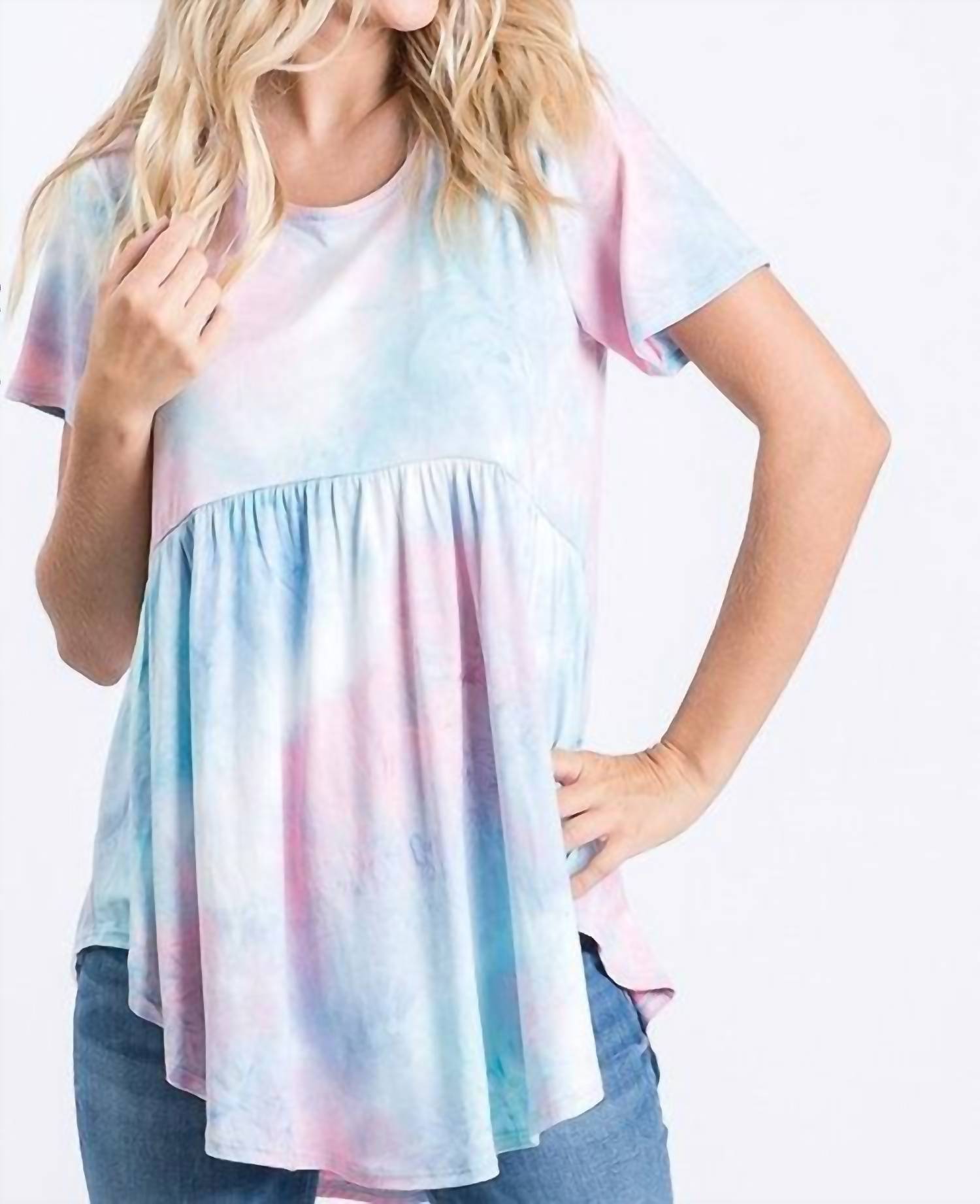 Heimish Usa - Cotton Candy Babydoll Top - PLUS