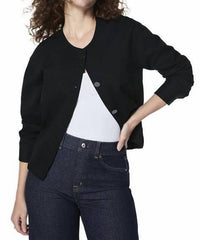 Spanx Ponte Femme Bomber Jacket in classic black - women's jacket