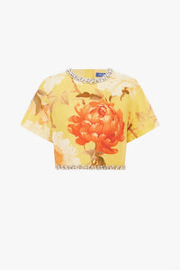 Leo Lin - Indie Embellished Sleeve Top