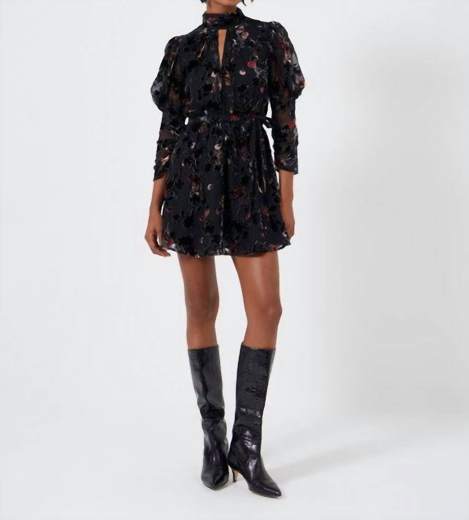 French Connection - Guthern Burn Out Short Dress