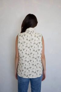 Things Between - Floral Quilted Vest