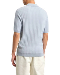 Wax London - Naples Vertical Knit Pattern Polo