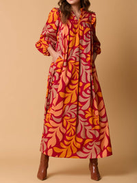 Fantastic Fawn - Printed Maxi Dress