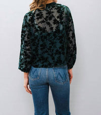 Lucy Paris - Jacaranda Burnout Top