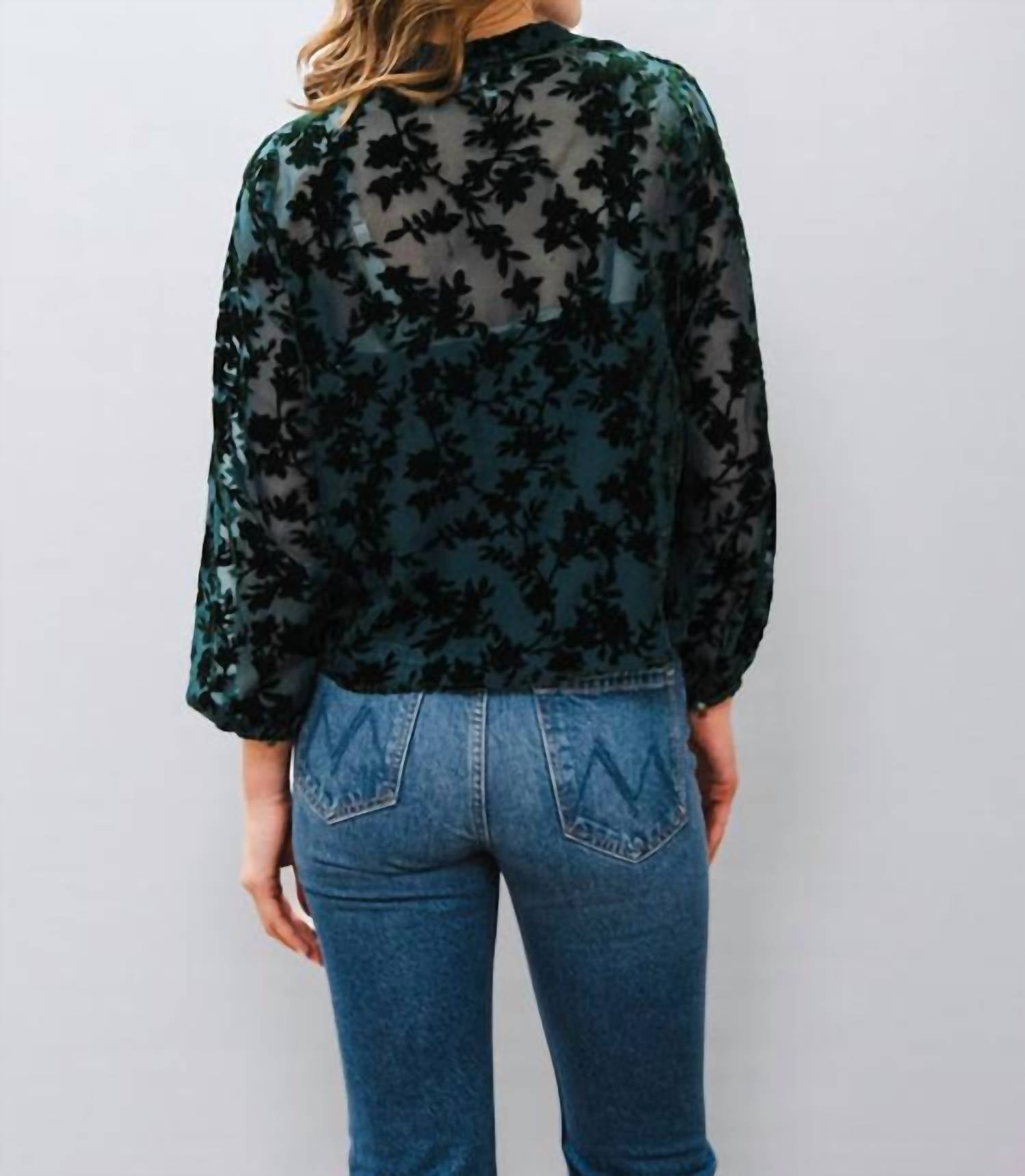 Lucy Paris - Jacaranda Burnout Top