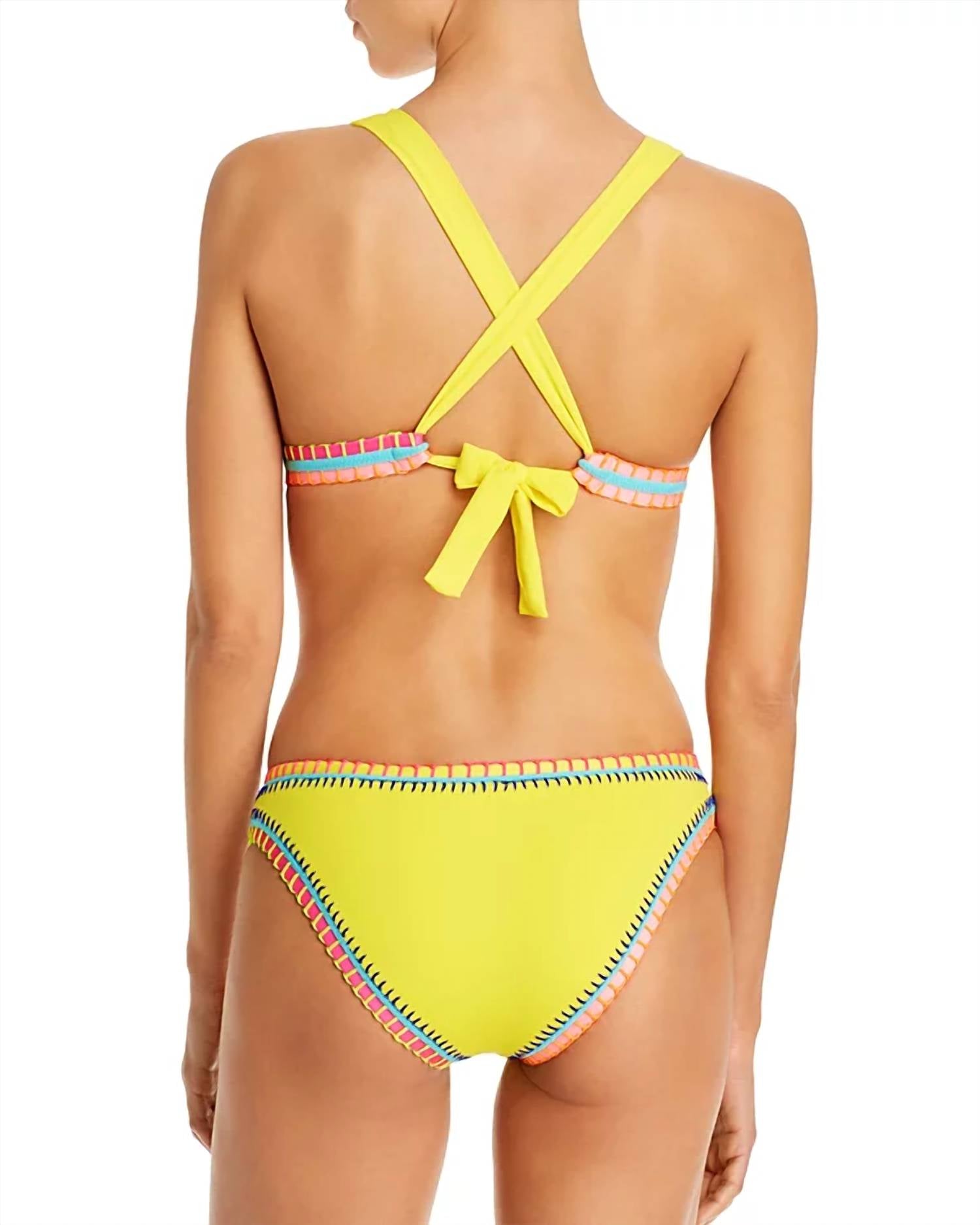 Platinum Swimwear - Stitched Scoop Bikini Bottoms