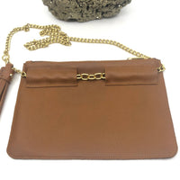 Bijourocks - Natural Brass Tassel Belt And Pouch Bag