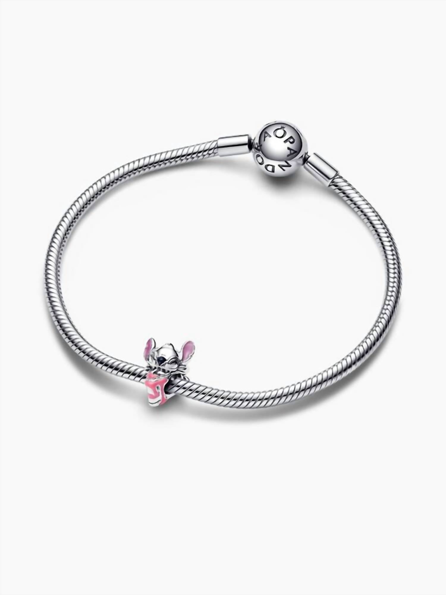 Pandora Women's Disney Stitch Birthday Cake Charm in silver - women's item - alternate view