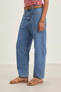 Velvet By Graham & Spencer - Farah Denim Barrel Pant