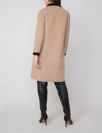 Renuar Just Hanging Around Reversible Jacket in tan black - women's jacket - view 7