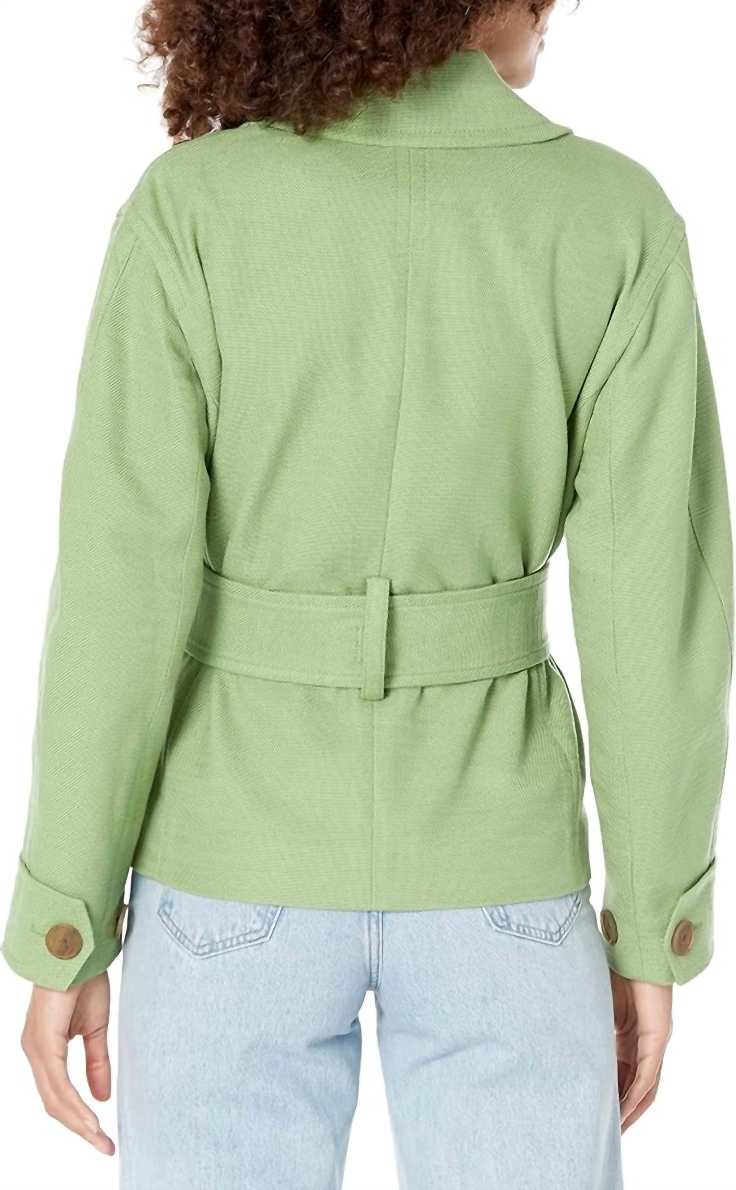 Vince - Belted Sahariene Long Sleeve Jacket