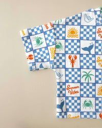 Lucky Panda Kids - Kids Ocean Life Short Set