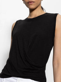 Sanctuary - Ribbed Draped Tank