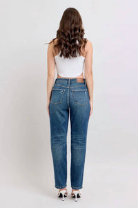 Judy Blue - High Waist Rigid Magic Non-destroy Straight Jeans