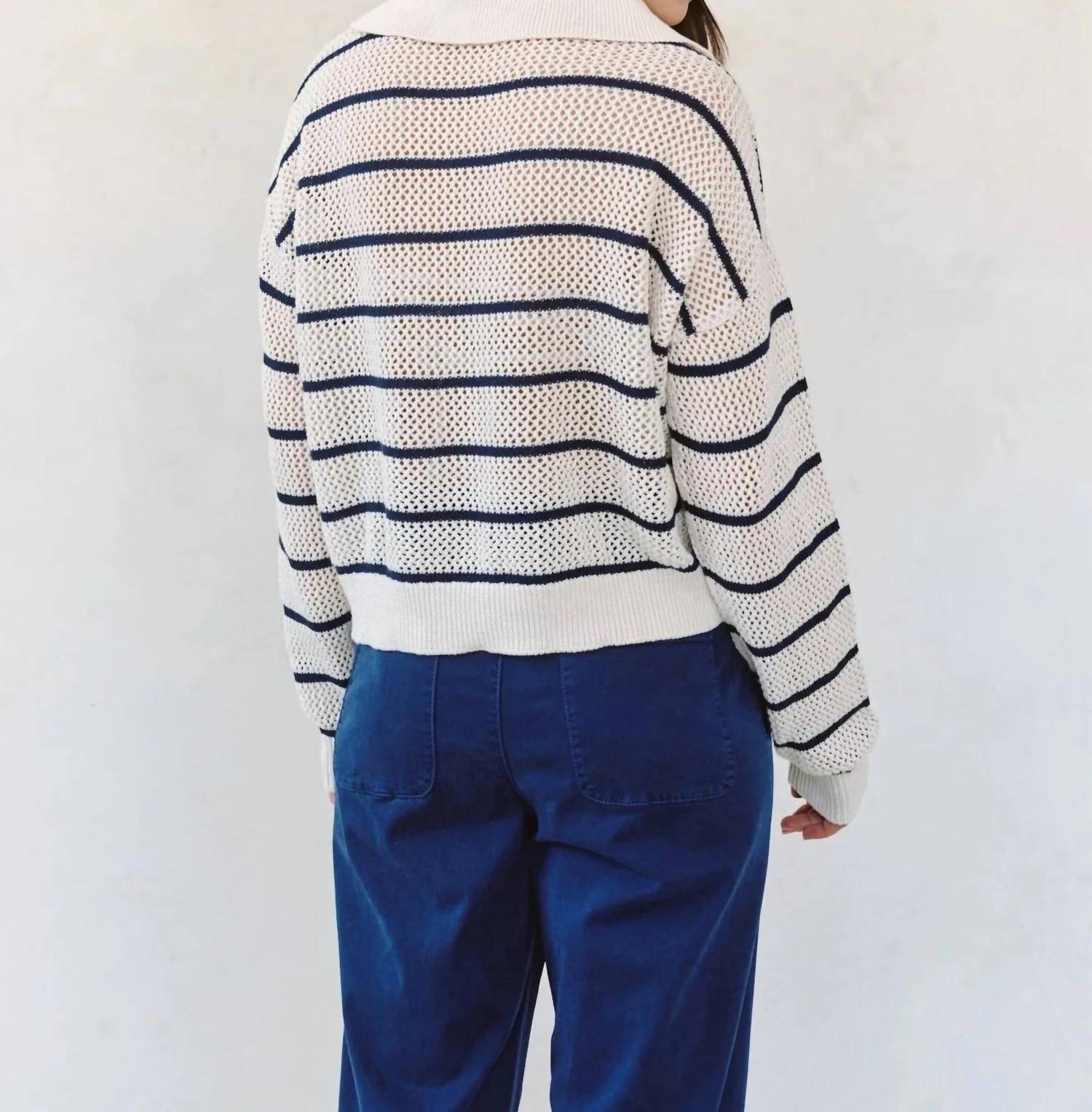 Bella Dahl - Tassel Tie Open Knit Sweater