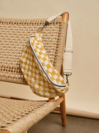 Jenna Bee - Women's Checkered Sling Bag