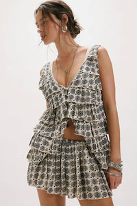 Free People - Ruffle Me Up Sleeveless Set