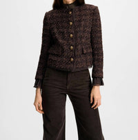 Veronica Beard - Audrina Metallic Tweed Jacket
