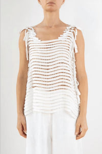 Aviu - Women's Cube Eyelet Tank Blouse