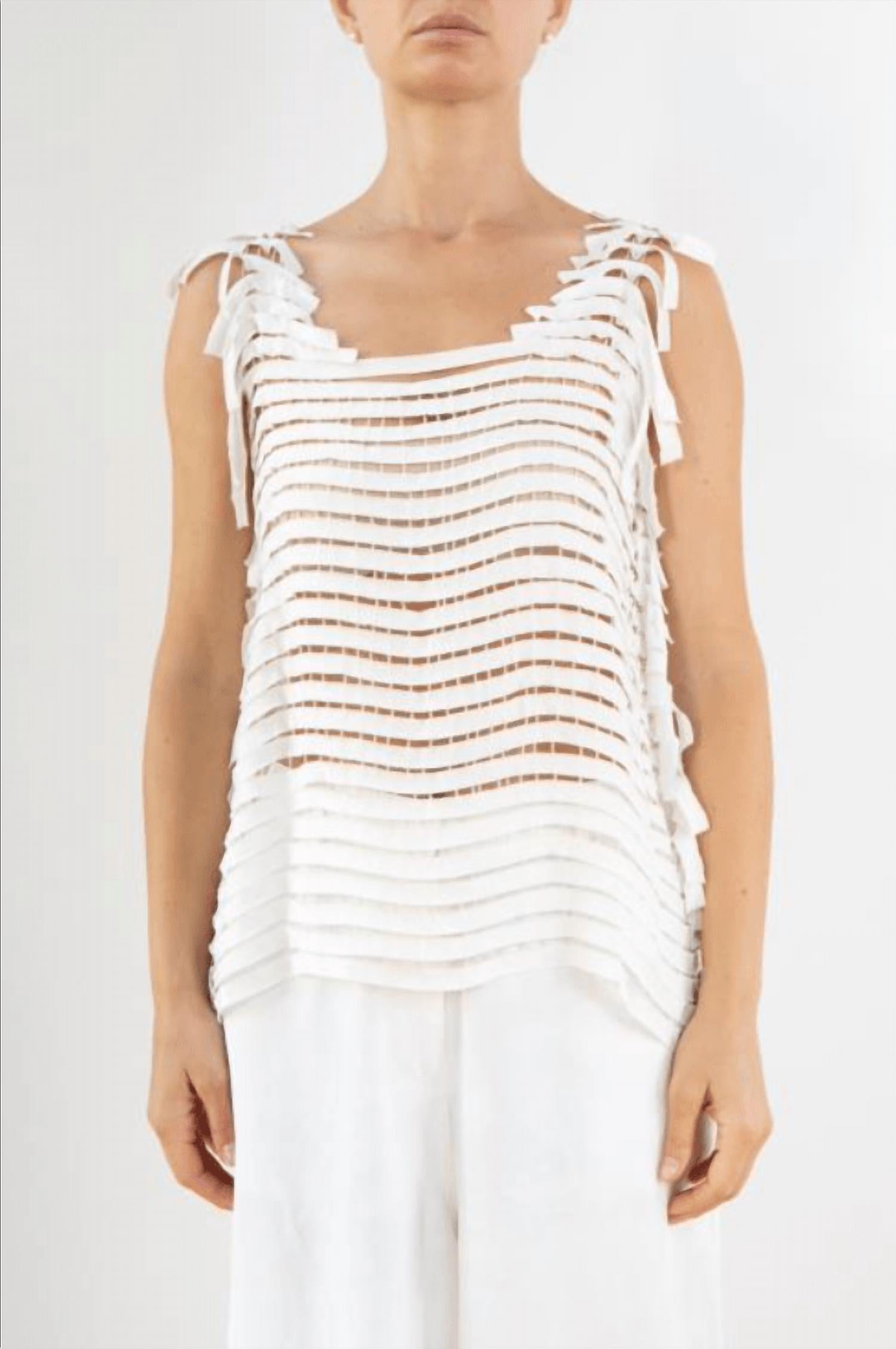 Aviu - Women's Cube Eyelet Tank Blouse