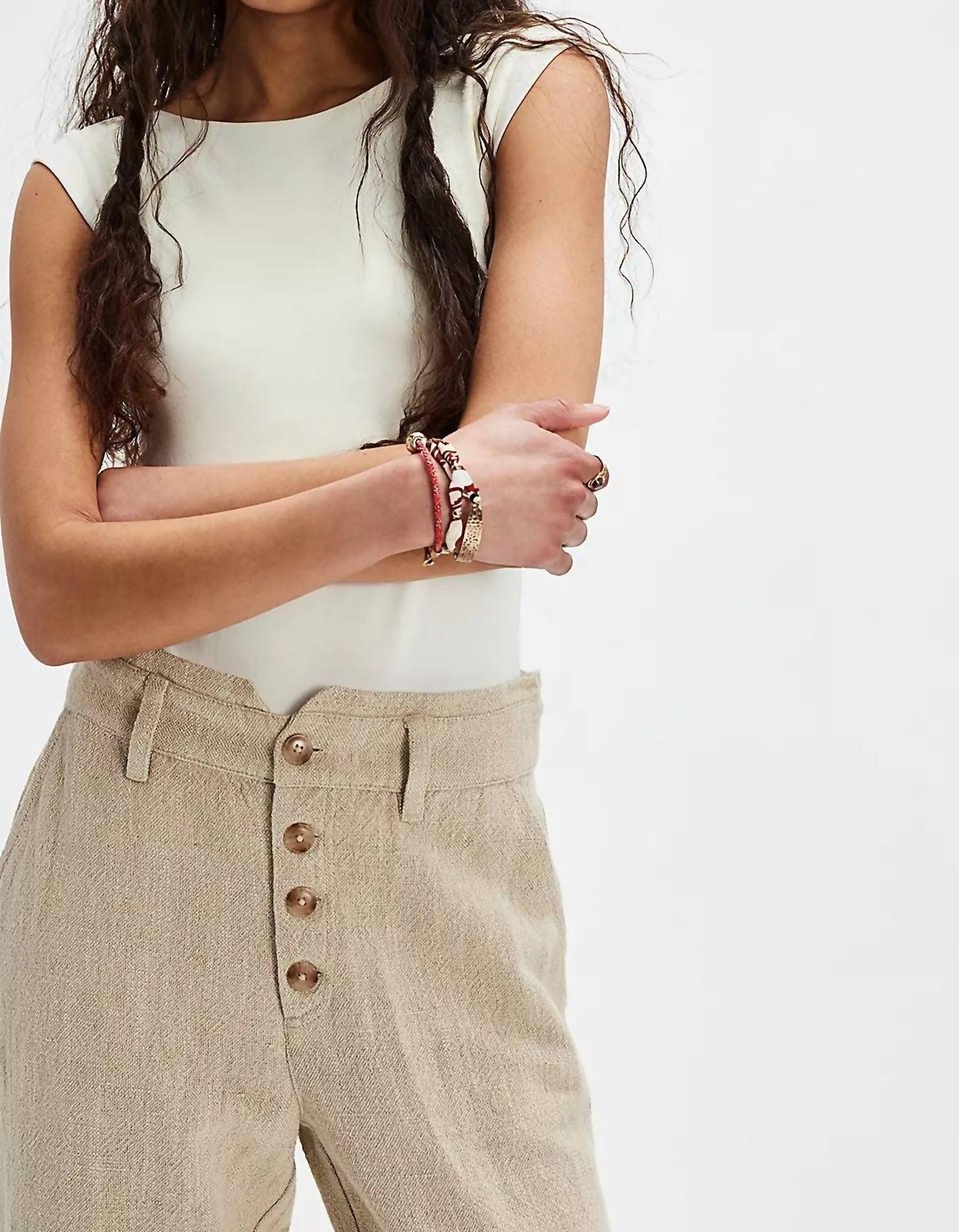 Free People - Parkway Cuffed Trousers