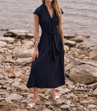 Joseph Ribkoff - Woven seersucker dress