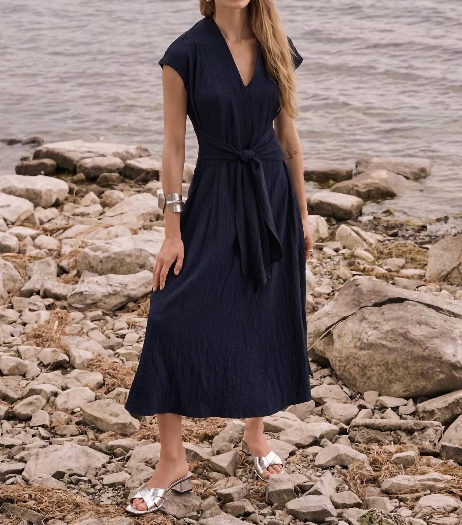 Joseph Ribkoff - Woven seersucker dress