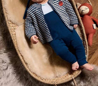 The Bonnie Mob - Girls Homey Chunky Checker Cardigan
