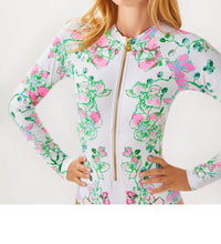 Lilly Pulitzer - Upf 50+ Randee Rashguard One Piece Swimsuit