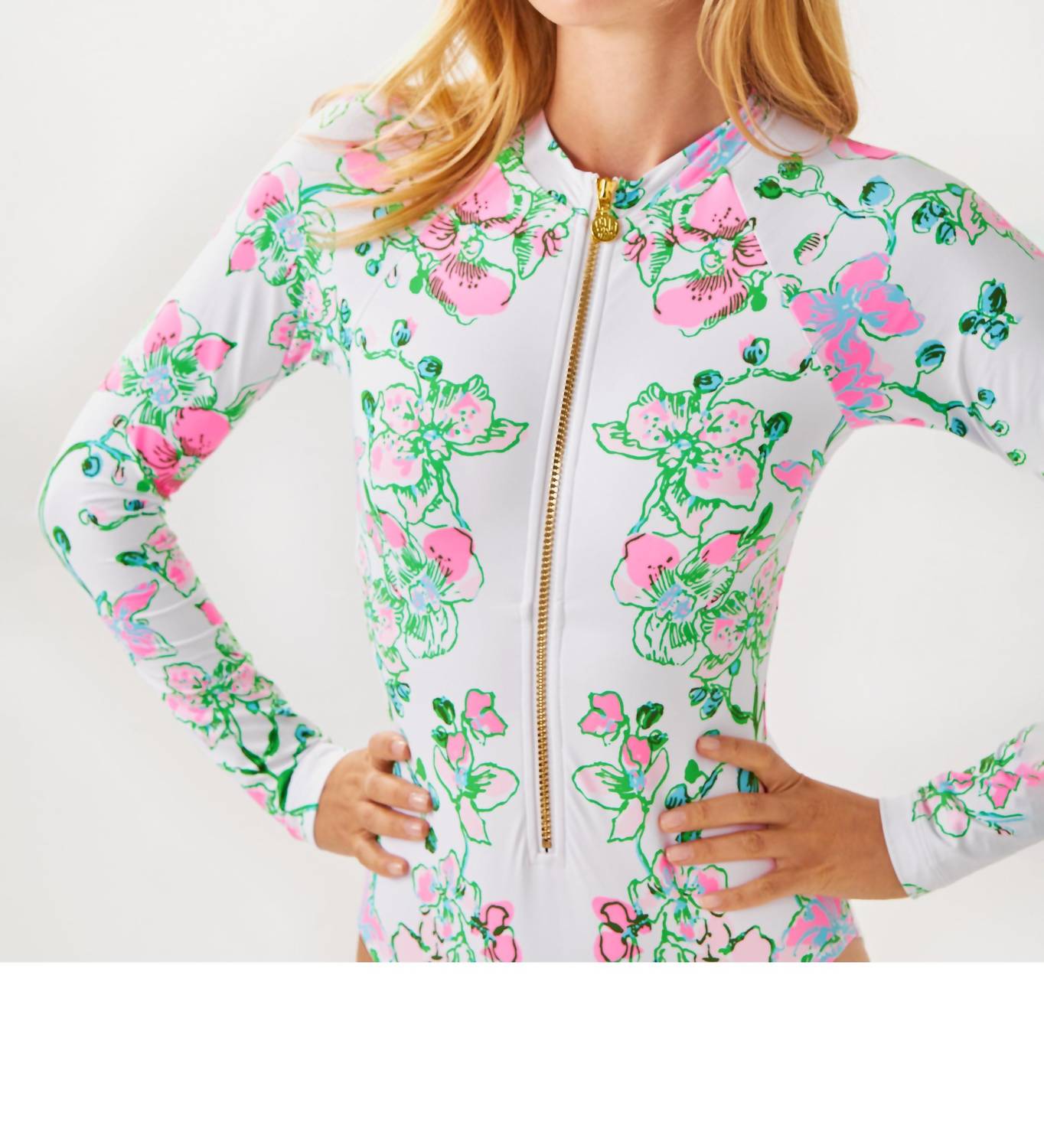 Lilly Pulitzer - Upf 50+ Randee Rashguard One Piece Swimsuit