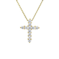 Diana M Jewels - 0.70 Ct Diamond Cross Pendant