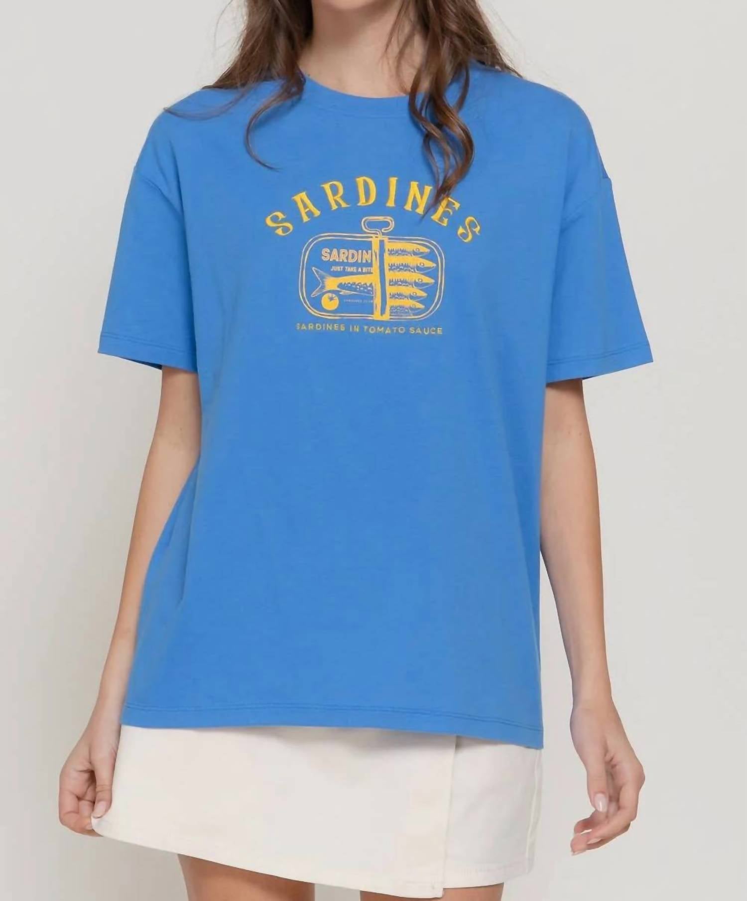 Active Basic - Short Sleeve Embroidered Crew Neck Top - Plus