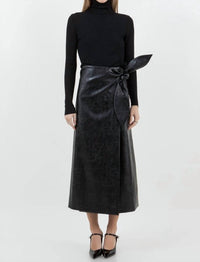 Whiteroom+Cactus - Ankle Length Midi Wrap Skirt