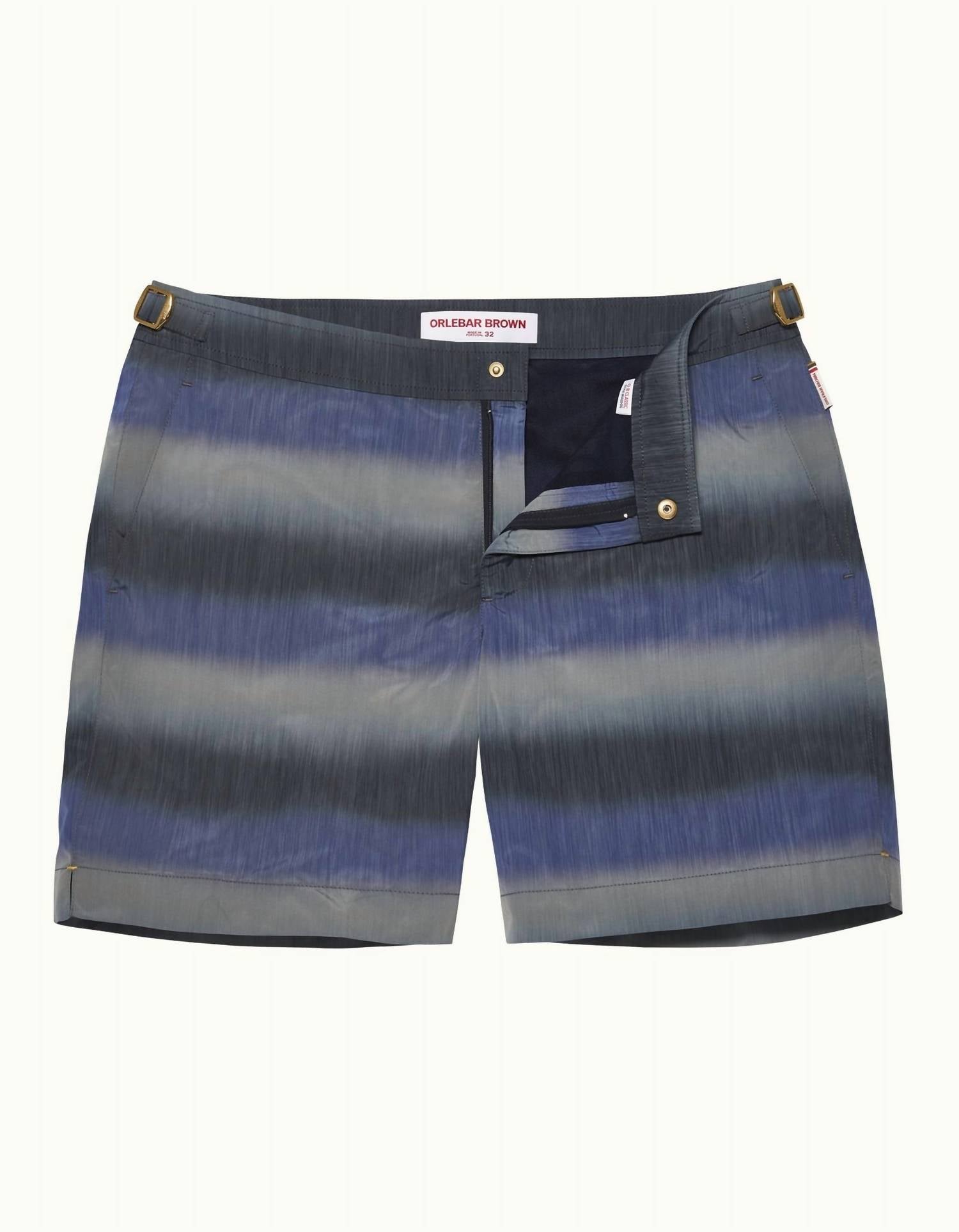Orlebar Brown Bulldog Fade Swim Short in night iris - men's swimwear - alternate view