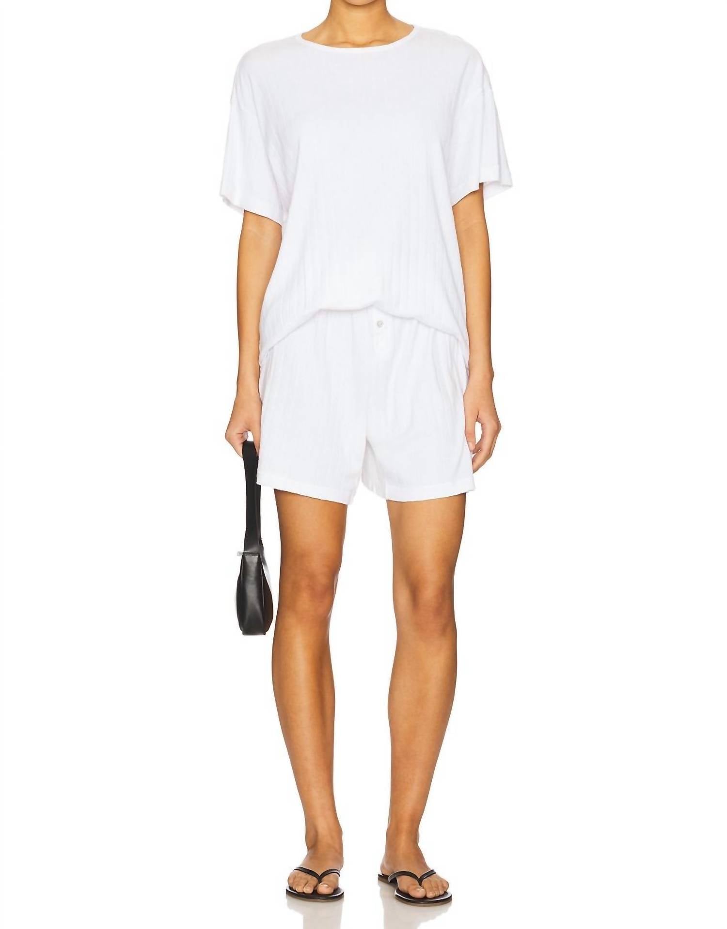 Donni. - Pointelle Oversized Tee