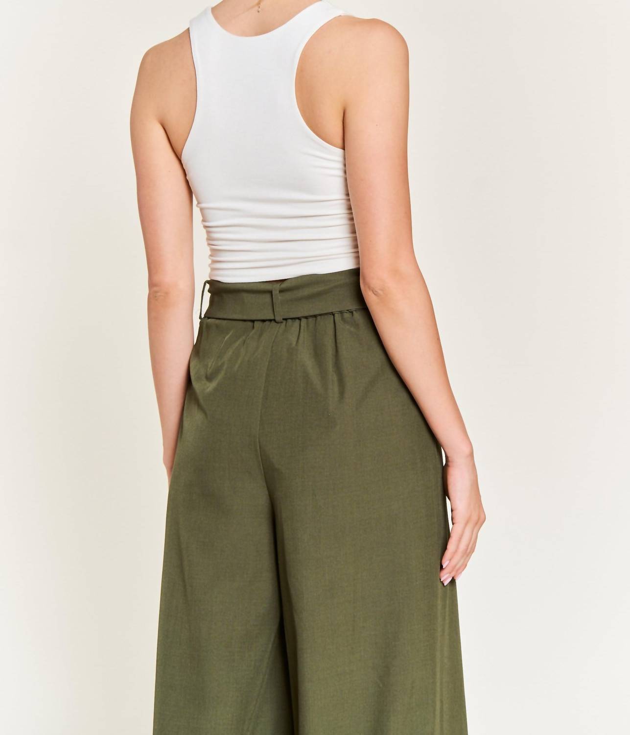 Jade By Jane - On The Bright Side Belted Pants