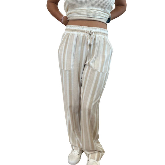 Marissa Olivia - Linen Pants with Pockets