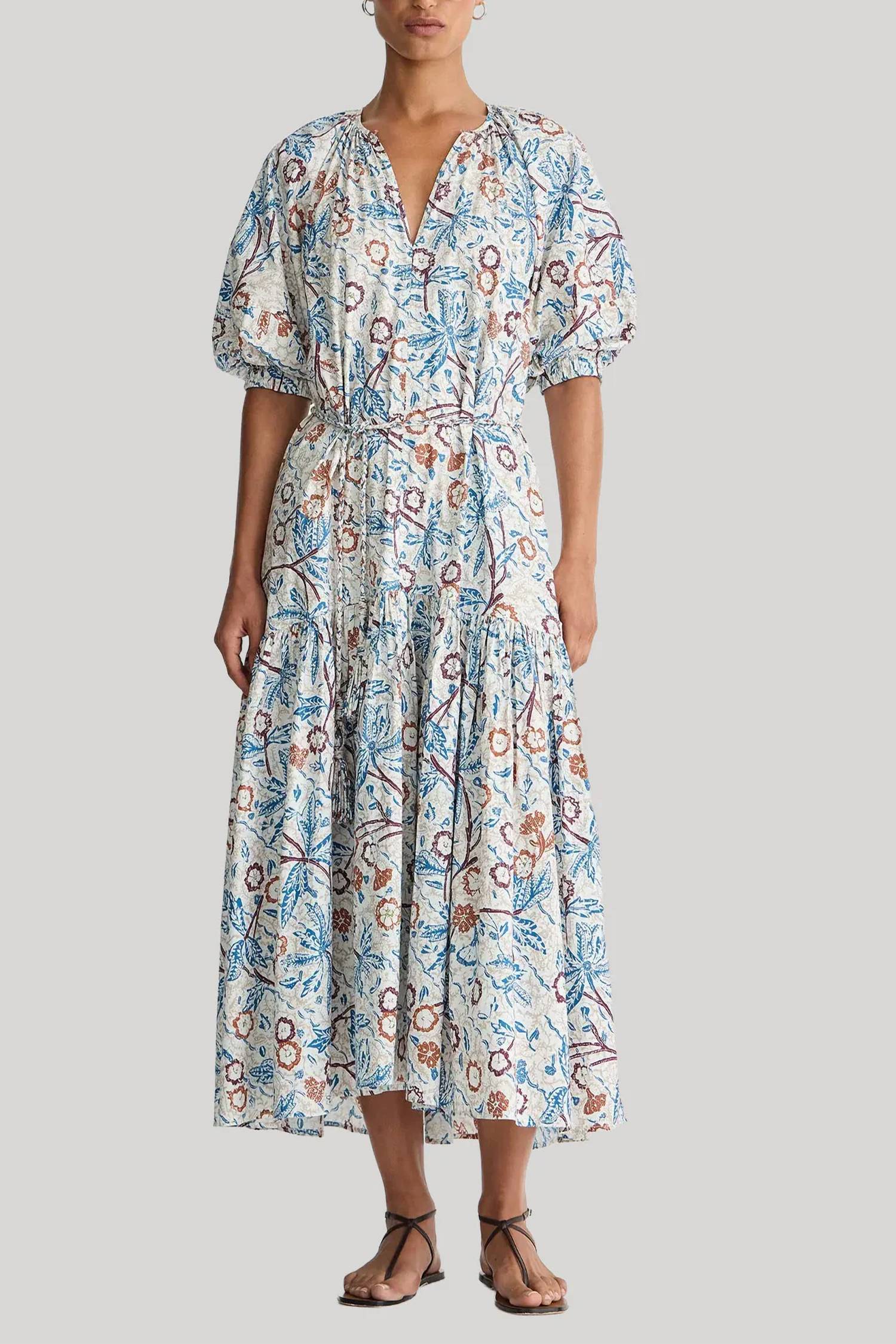 APIECE APART Otillie Maxi in earthy delights batik - women's dress