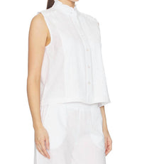 Bobi - Pintuck Sleeveless Top