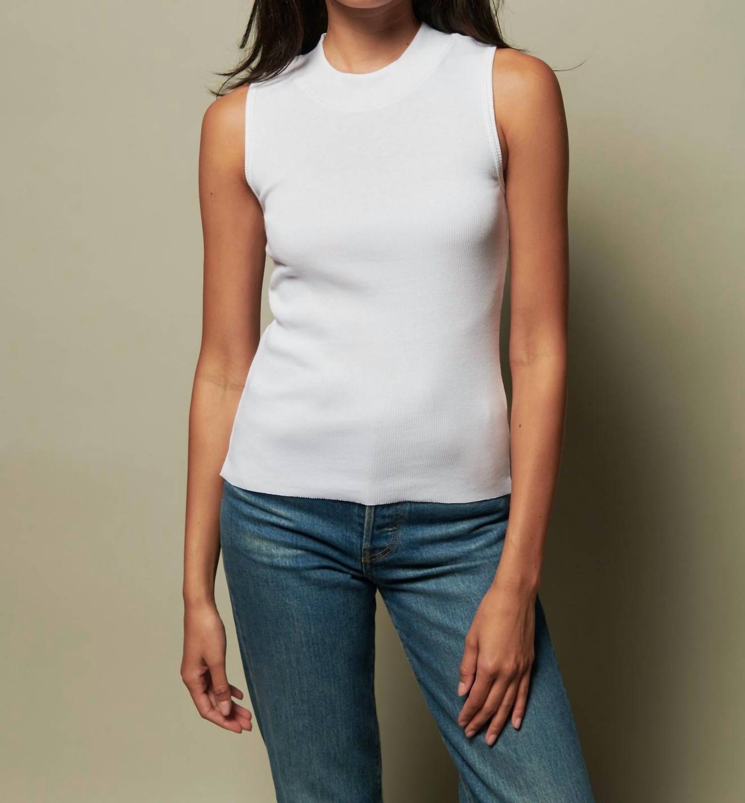Nation Ltd - Joan Sleeveless Mock Neck Top