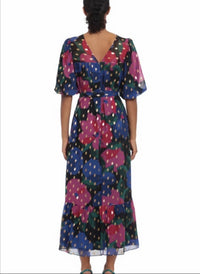 Donna Morgan - Gold Foil Maxi Dress